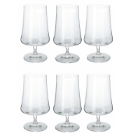 Jogo 6 Taças 380ml 16,2cm Para Cerveja Xtra Em Cristal Ecológico